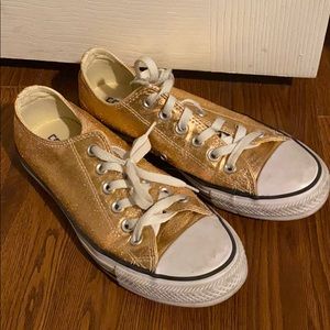 Rose gold Converse